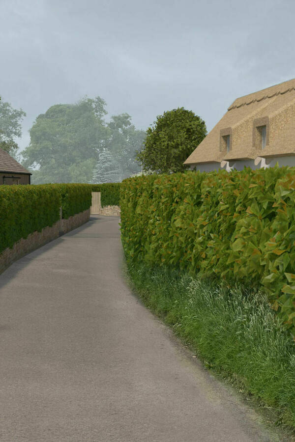 Thatched Farmhouse - Landscaping, Potting Shed & Green House