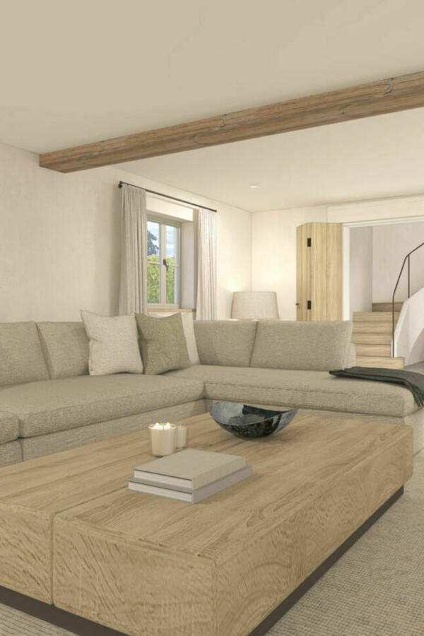 Thatched Farmhouse - Living Room, Study & Boot Room